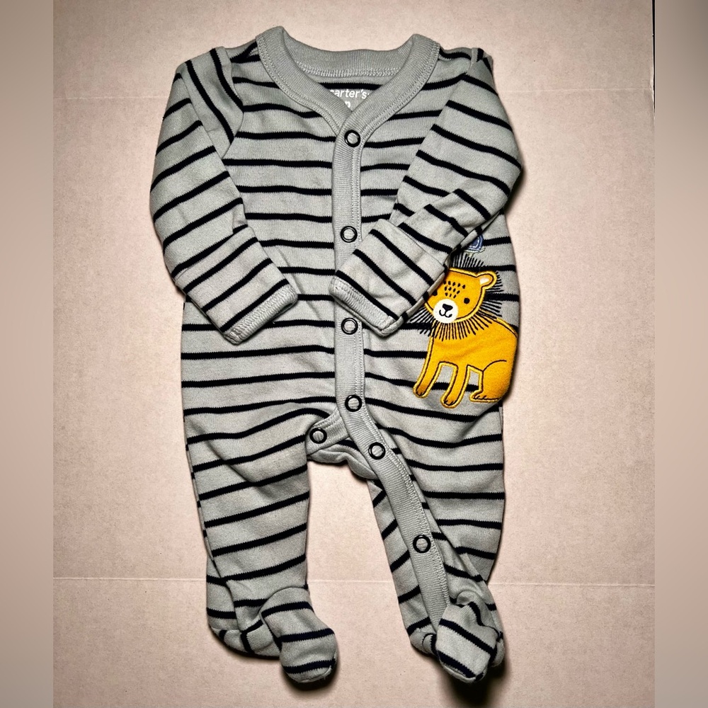 - Carter’s Premie Striped Footie